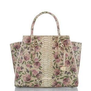 NWT Brahmin LG PRISCILLA Labyrinth Floral Bag